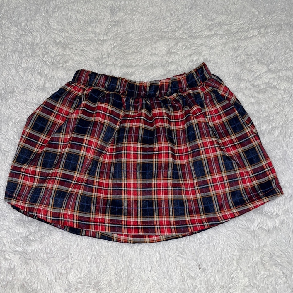 old navy plaid skirt 3-6 month baby girl